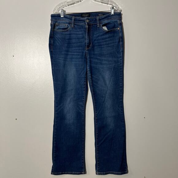 Judy Blue Bootcut Stretch Dark Blue Denim Jeans Women’s Size 13 - Picture 1 of 7